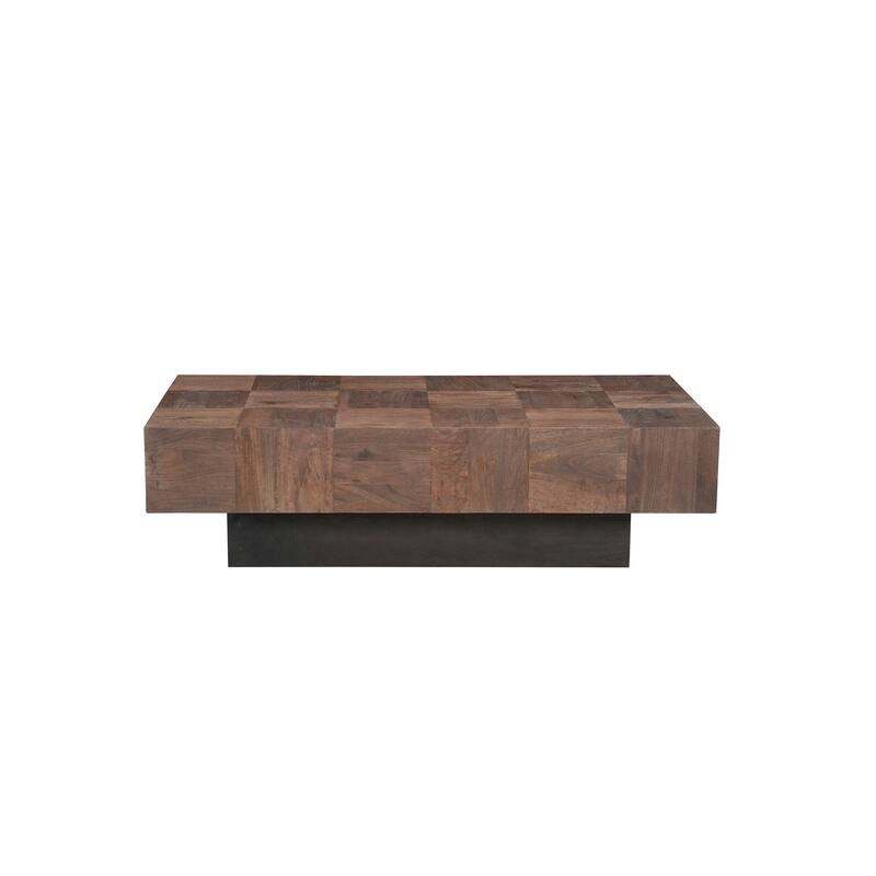 Caden Modern Solid Wood Coffee Table
