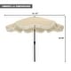 preview thumbnail 31 of 49, Clihome 9 Ft. Bohemian Fringed Patio Market Umbrella