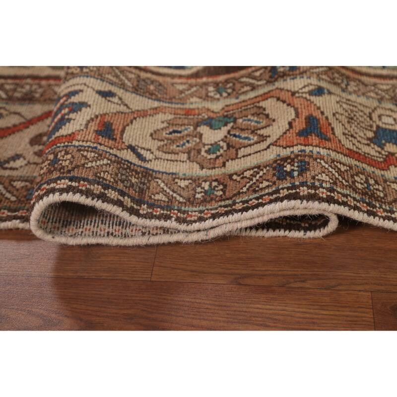 Vegetable Dye Bakhtiari Persian Antique Area Rug Handmade Wool Carpet - 5'3"x 9'11"