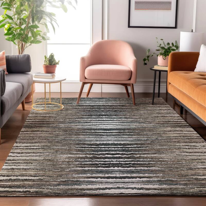 Premium Washable Super Soft Mayfield Rug - Brown - 10' x 14' - Rectangle