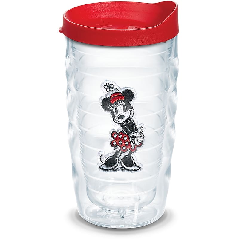 Tervis Disney Original Made in USA Double Walled Insulated Travel Tumbler, Minnie - 10oz Wavy - 10oz Wavy