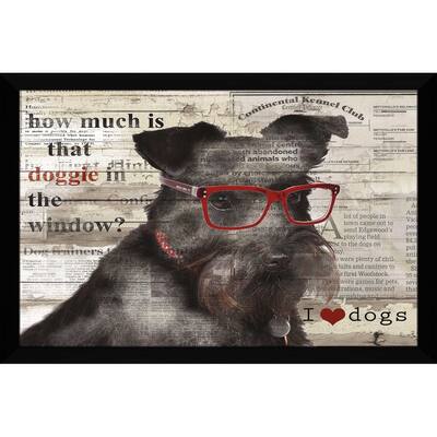 "Doggie In Window" by Carol Robinson Print on Acrylic