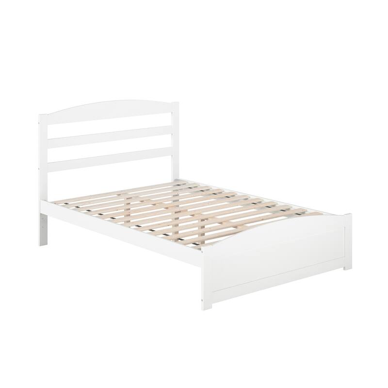 Warren Solid Wood Platform Bed with Footboard