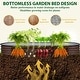 preview thumbnail 21 of 30, VEIKOUS 8 ft. x 2 ft. x 1 ft. Metal Galvanized Raised Garden Bed 9-in-1 Planter Box for Outdoor Gardening
