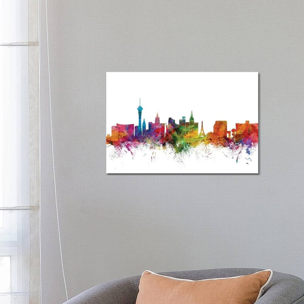 iCanvas "Las Vegas, Nevada Skyline" by Michael Tompsett Canvas Print