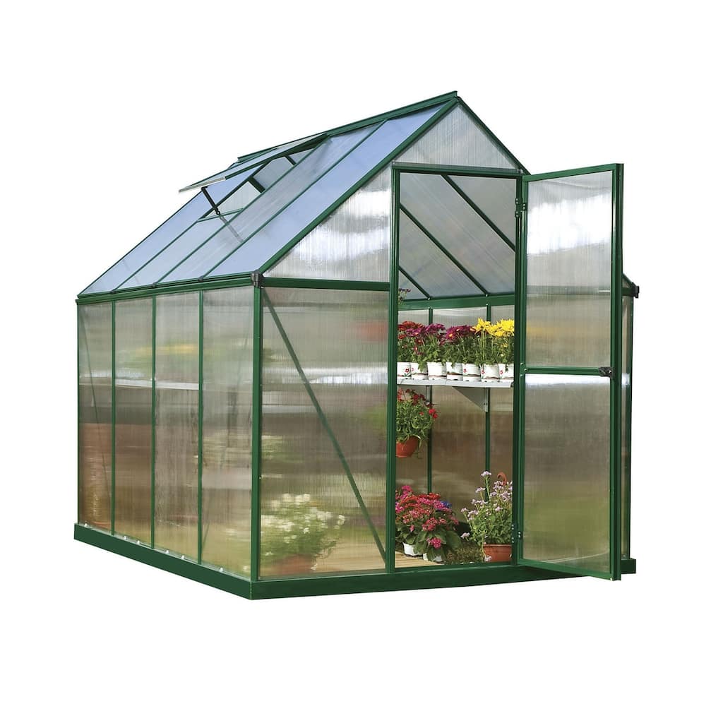 Palram - Canopia Outdoor Mythos 6' x 8' Greenhouse - Green