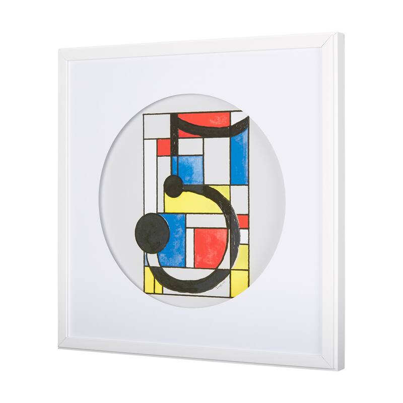 Numbers V Framed Art Print