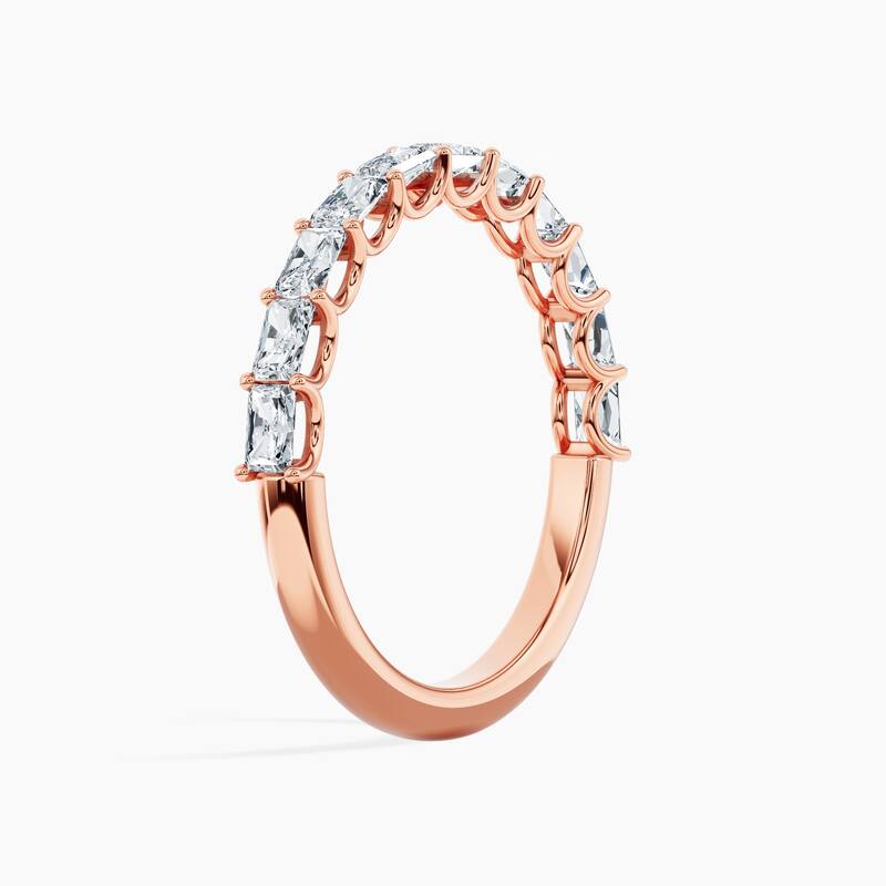 Auriya 14k Gold Radiant East-West Lab Grown Diamond Half Eternity Band 1.10 - 3.75 ct. tw. (F-G, VS)