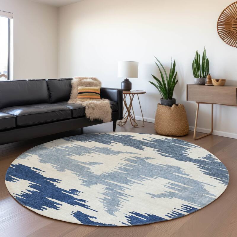 Machine Washable Indoor/ Outdoor Chantille Global Boho Rug