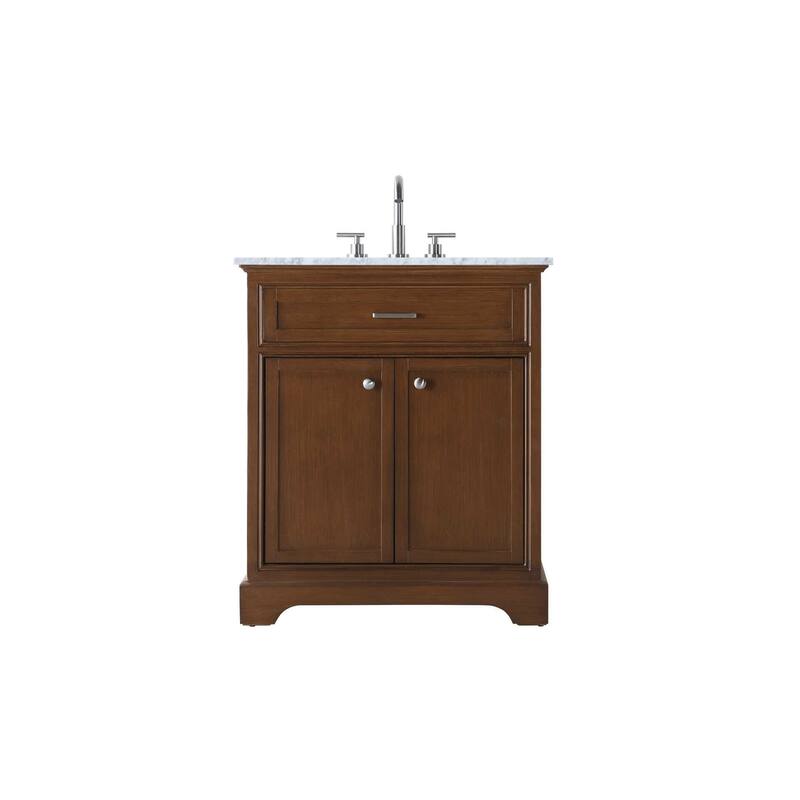 Vega 19 - 30 Inch Single Bathroom Vanity - 30 Inches - Teak