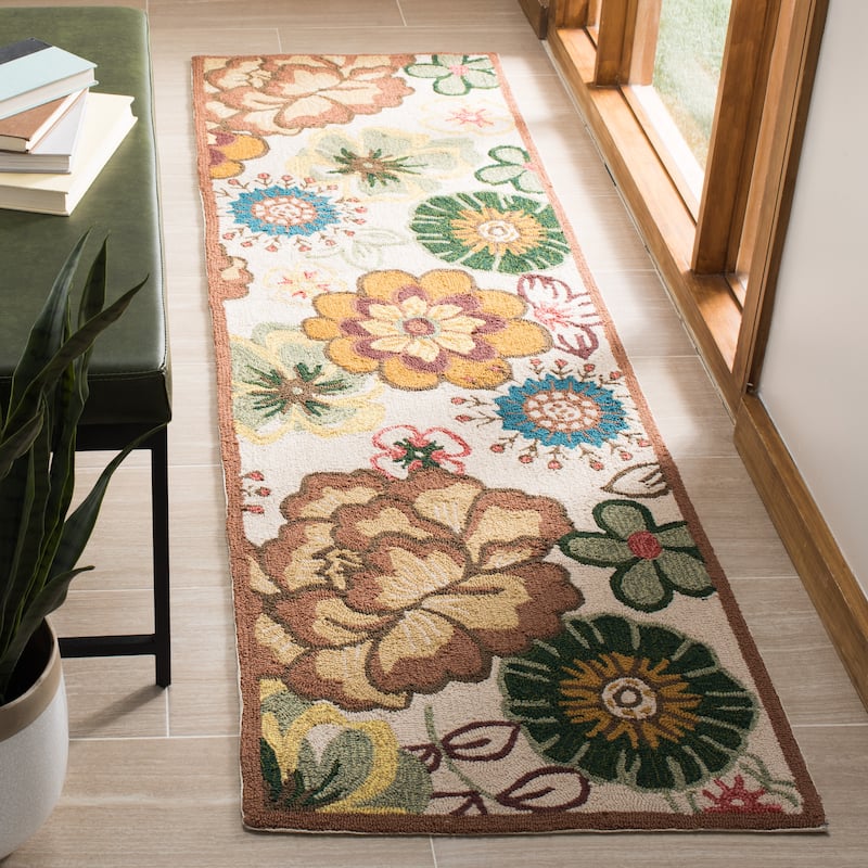 SAFAVIEH Handmade Four Seasons Giorgiana Floral Rug