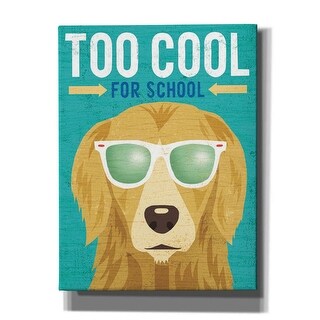 Epic Graffiti 'Beach Bums Golden I Cool' by Michael Mullan, Canvas Wall