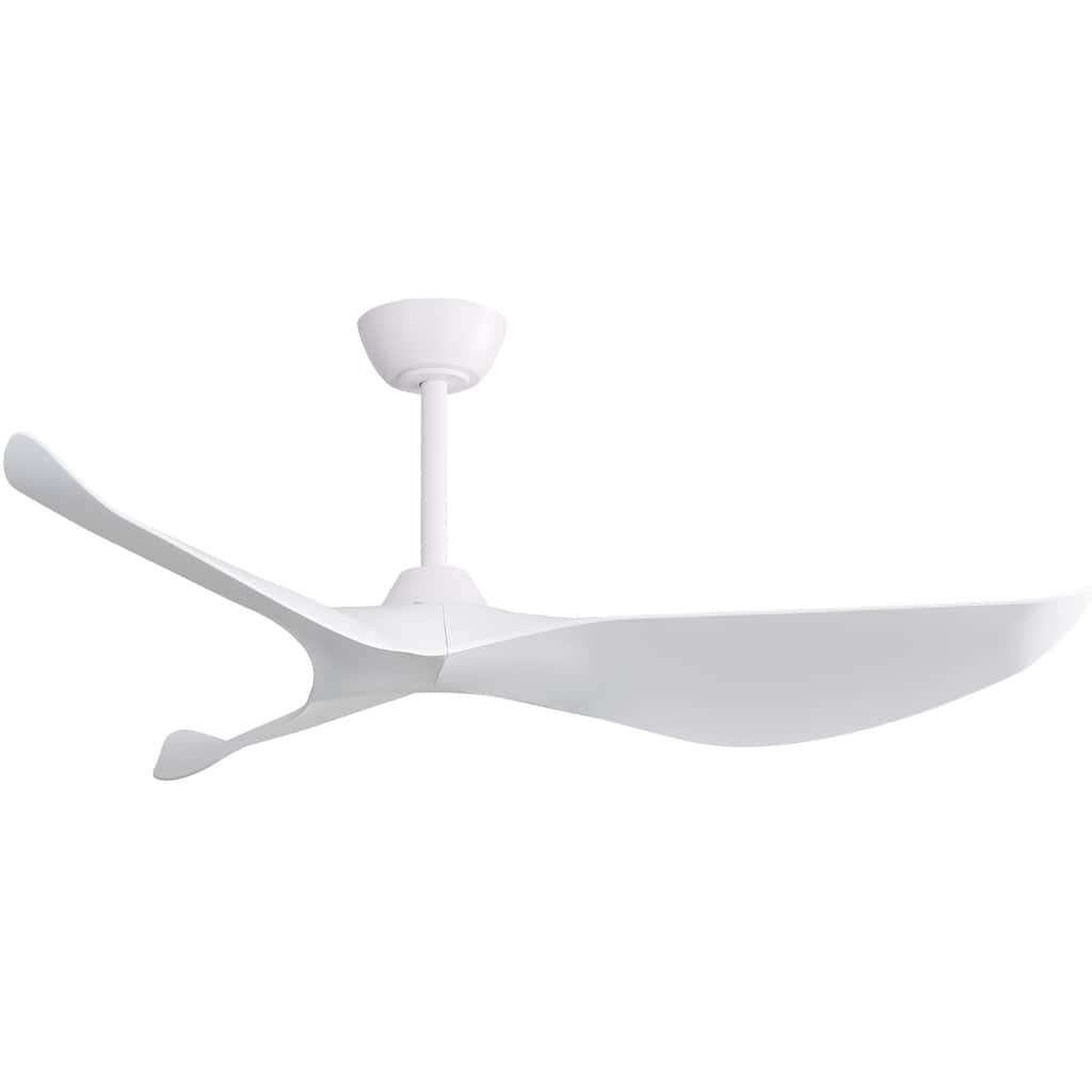 38" Modern Ceiling Fan without Lights, Remote Control and DC Motor