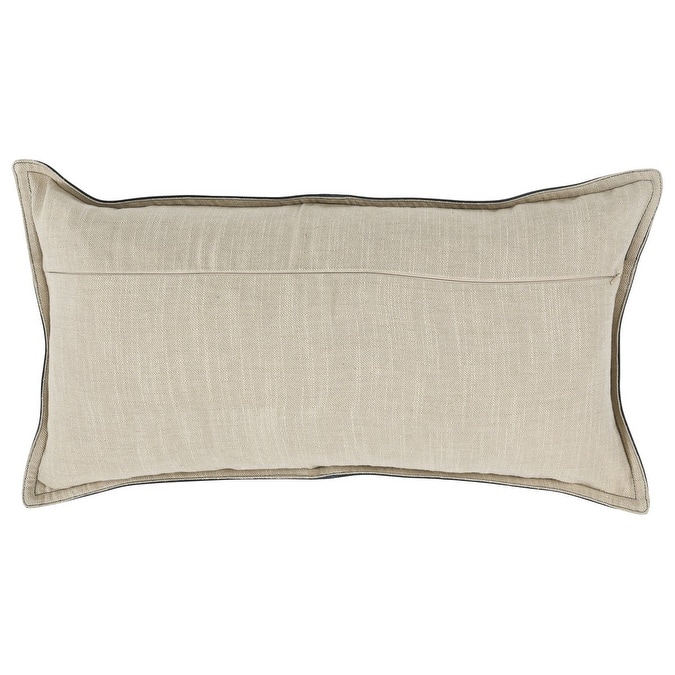 Cheyenne 100% Leather Throw Pillow By Kosas Home