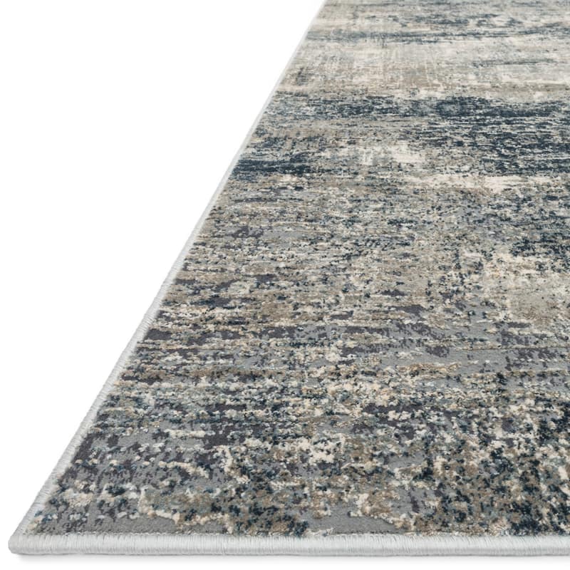Alexander Home Mid-Century Modern Ocean Distressed Area Rug