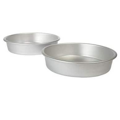 Wilton Aluminum 8-Inch Round Cake Pan Set, 2-Piece