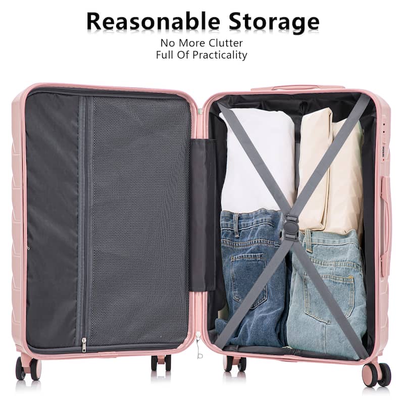 Three pcs/set in ABS Spinner Wheel Luggage