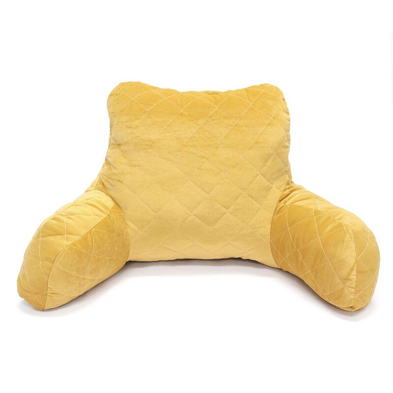 Velvet Do-It-Yourself Bedrest Reading Pillow Cover and Filling