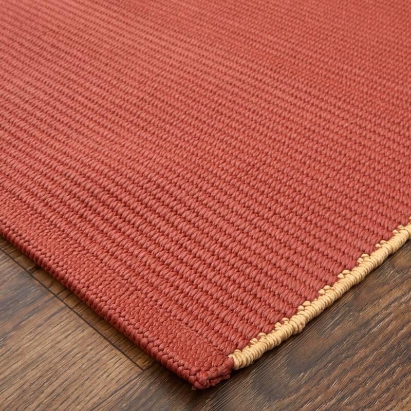 Grand Bazaar Izmir Hand Woven Solid Modern Area Rug