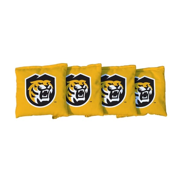 slide 2 of 3, Colorado College Tigers Yellow Cornhole Bags All-Weather Resin Filled
