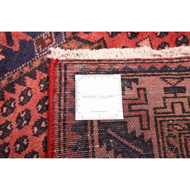 ECARPETGALLERY Hand-knotted Andelz Light Red Wool Rug - 3'6 x 9'8