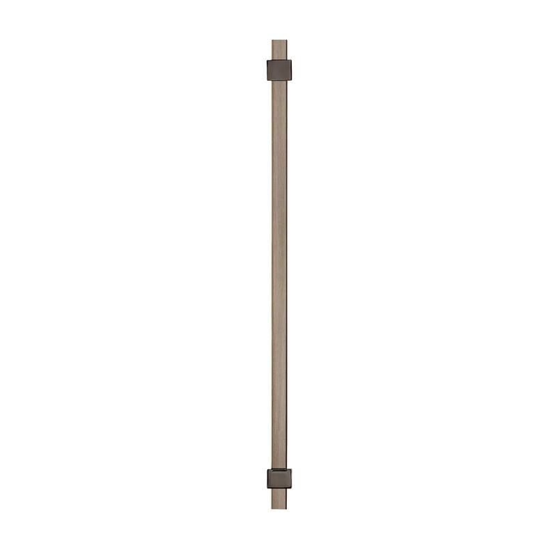 Mulino 7-9/16 in (192 mm) Center-to-Center Black Brushed Nickel/Black Nickel Cabinet Pull - 7.5625