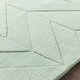 preview thumbnail 34 of 46, Hand-Woven Ann Tone-on-Tone Zig-Zag Wool Area Rug - 2' 3" x 14'