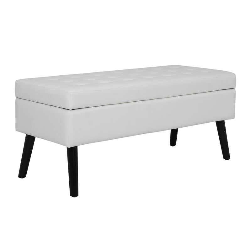 Storage Bench with Storage Bench for Bedroom End of Bed Bench Foot of Bed Bench Storage Ottoman Bench 43.3" W x 17.7"
