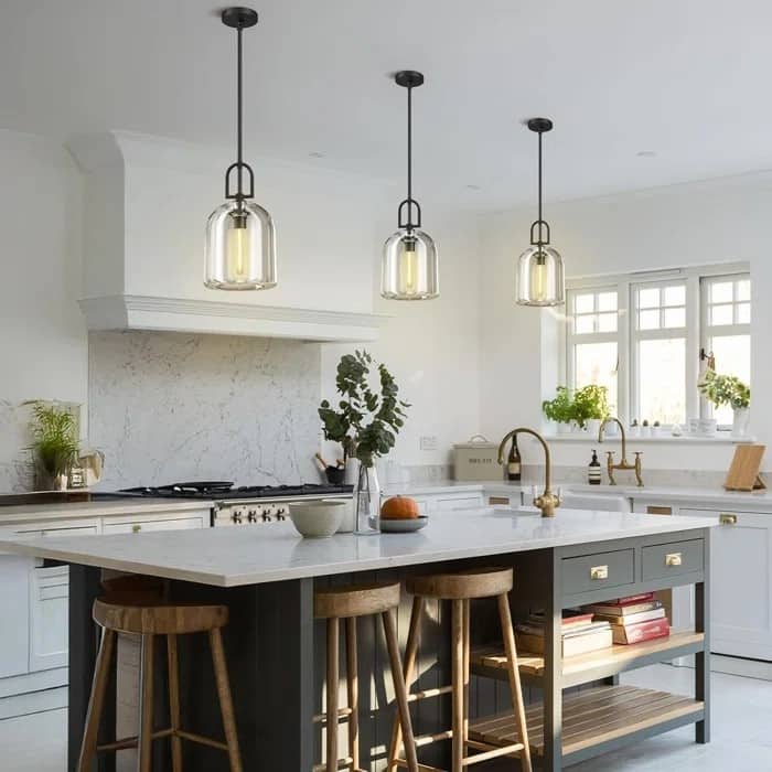 Crystal Hemisphere Pendant Light