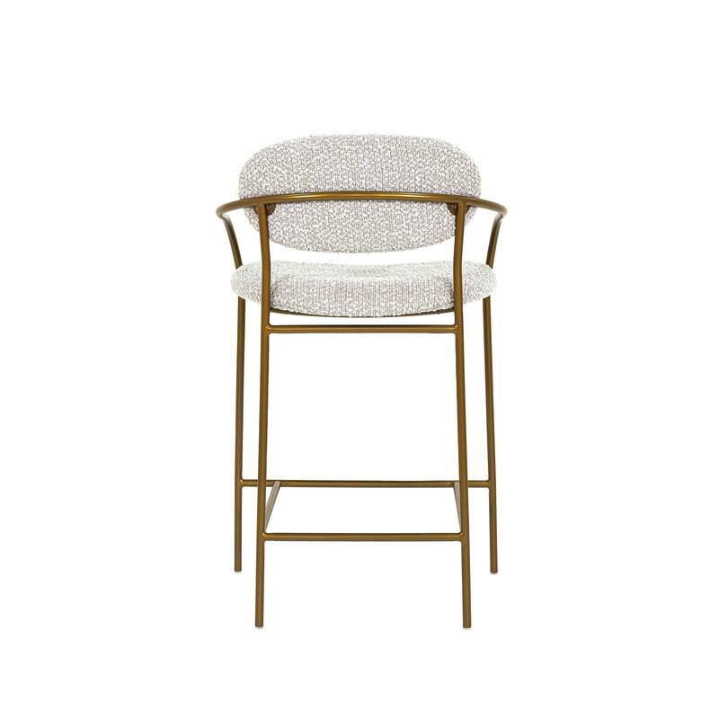Genie 26" Arm Counter Stool, Grey
