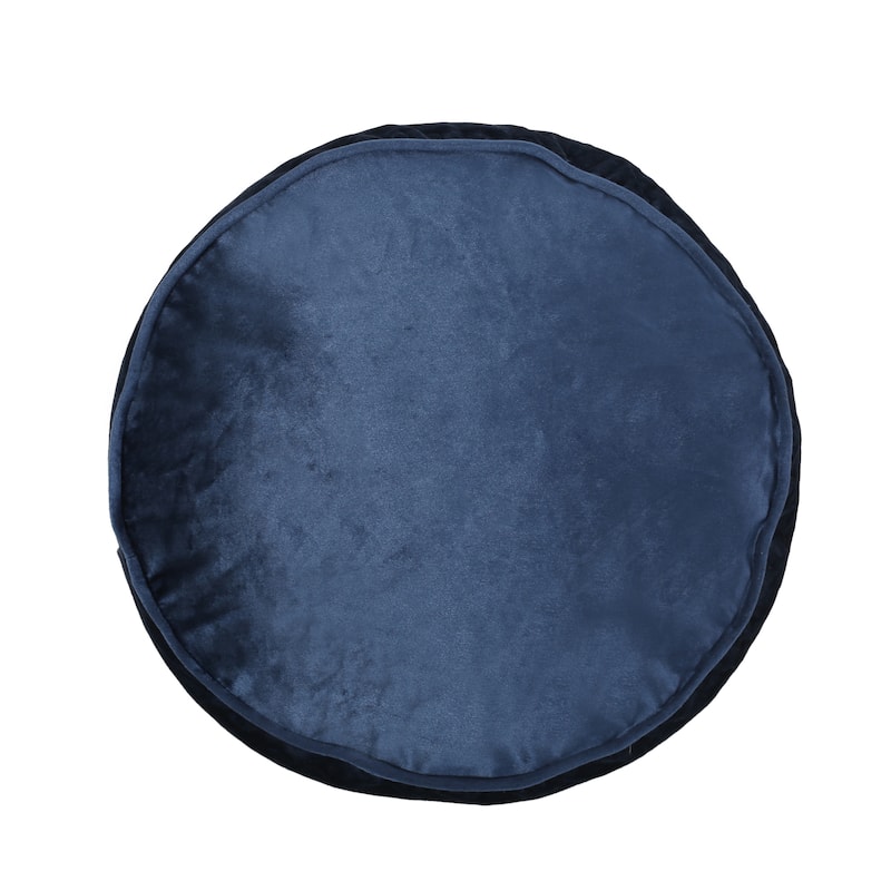 Gwinnett Modern Velveteen Cylinder Pouf by Christopher Knight Home