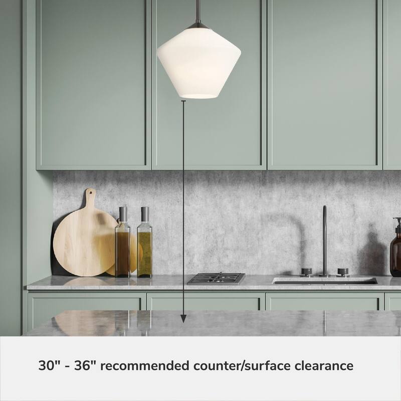 Hunter Celestial Valley 1-Light Pendant - Modern, Contemporary - Kitchen, Island, Dining Room, Entry.
