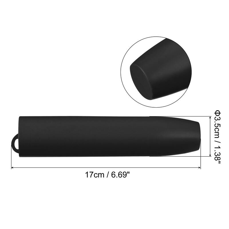 2x Silicone Garlic Peeler Garlic Peeling Tube for Useful Kitchen Tool - Black - Black