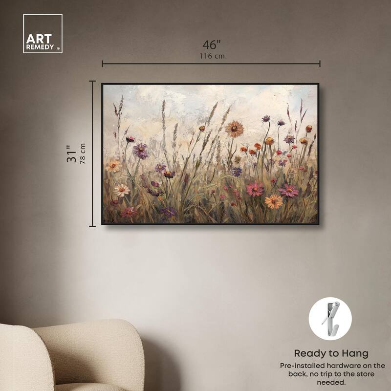 Vintage Blooms II Canvas by Art Remedy