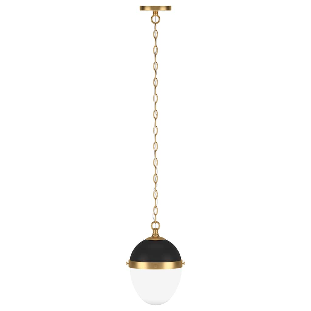 Aurelia 9" Wide Pendant with Glass Shade - 9" Wide