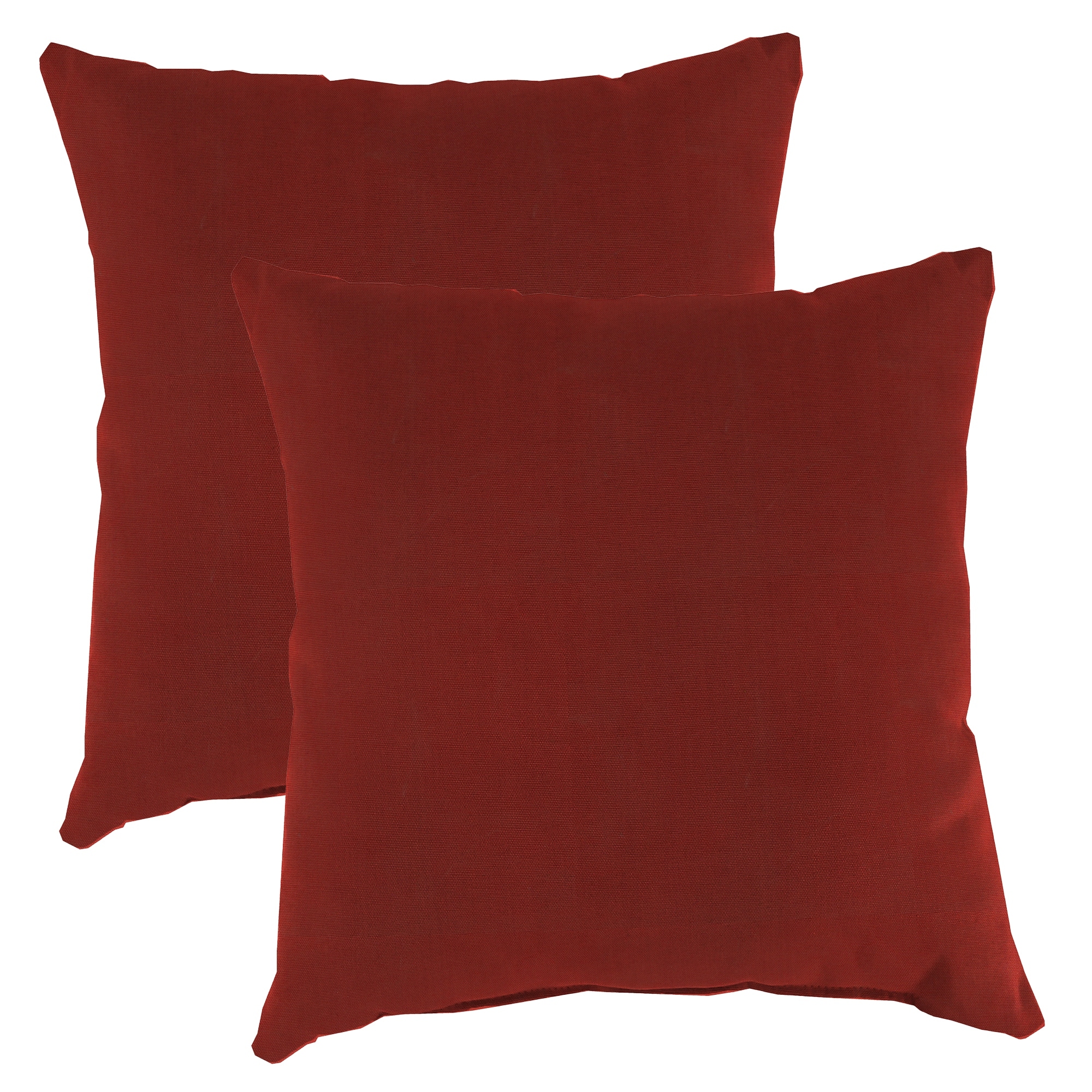 20" x 20" Square Knife Edge Outdoor Throw Pillow (2-Pack) - 20'' L x 20'' W x 6'' H