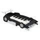 preview thumbnail 61 of 65, Race Car-Shaped Platform Bed with Wheels