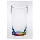 preview thumbnail 6 of 7, LeadingWare Hi Ball Oval Halo Acrylic Drinking Glasses Set of 4 (15oz) - 3.35" W x 3.35" L x 5.9" H Rainbow-HandWash Only
