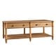 preview thumbnail 4 of 22, HULALA HOME Derk Transitional 47"W Spindle Fluted Rectangular Storage Coffee Table with Solid Wood Drawers
