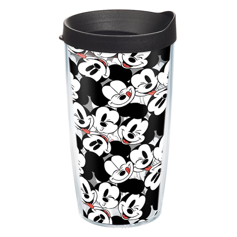 Tervis Disney - Mickey Expressions Made in USA Double Walled Insulated Travel Tumbler, Classic - 16oz