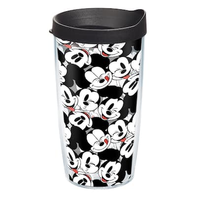 Tervis Disney - Mickey Expressions Made in USA Double Walled Insulated Travel Tumbler, Classic