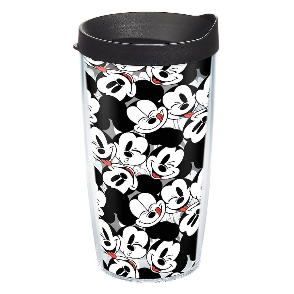 Tervis Disney - Mickey Expressions Made in USA Double Walled Insulated Travel Tumbler, Classic
