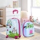 preview thumbnail 23 of 50, 2 Pieces 12 Inch 16 Inch Kids Luggage Set with Backpack and Suitcase for Travel - 18" x 12" x 8.5" (L x W x H)