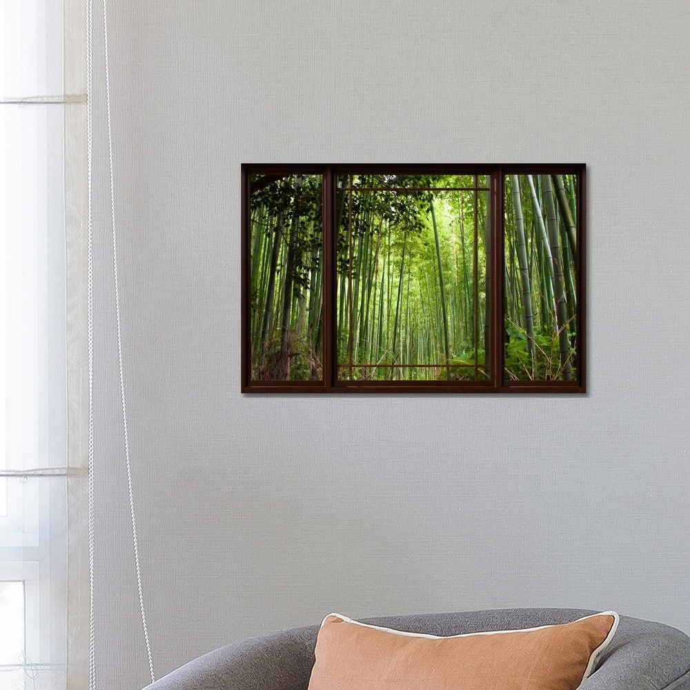 iCanvas "Bamboo Forest Window View" by Unknown Artist Canvas Print