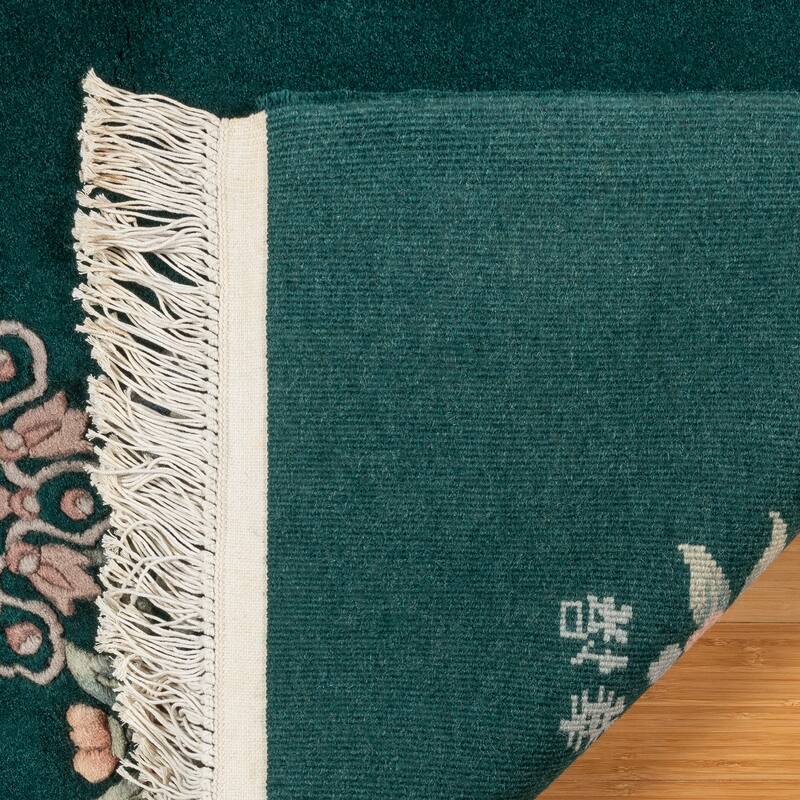 Gertmenian Oriental Estate Traditional Oriental Floral Border Metallion Hand Knot Wool Area Rug Collection