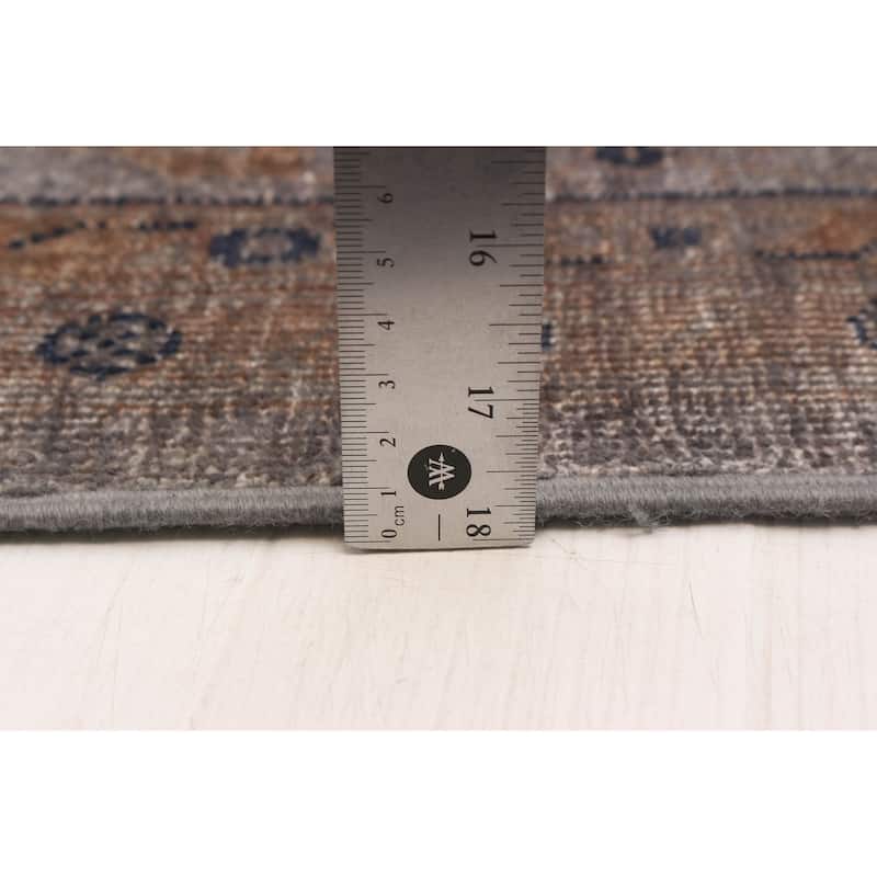ECARPETGALLERY Hand-knotted Vibrance Grey Wool Rug - 6'0 x 8'8