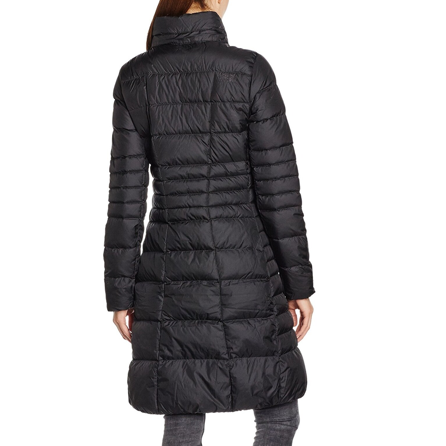 black puffer jacket women north face