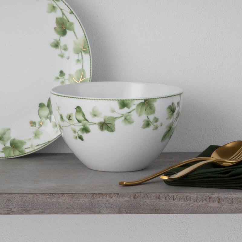 Ivy Whisper Set of 4 Cereal Bowls, 6" 29 oz.