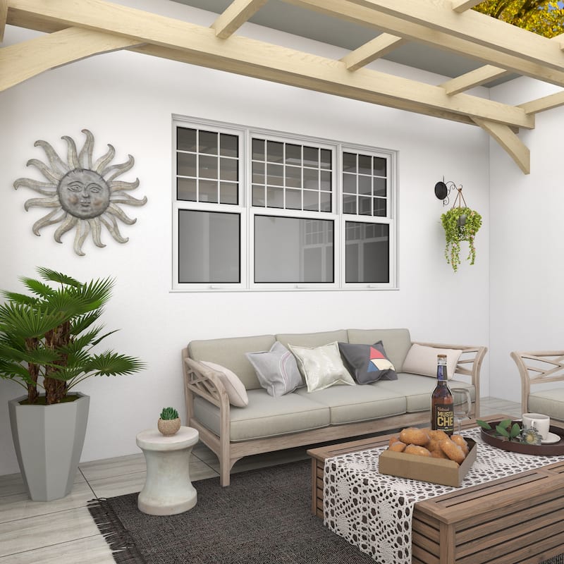 Contemporary Fiberclay Stool - 14 x 14 x 16