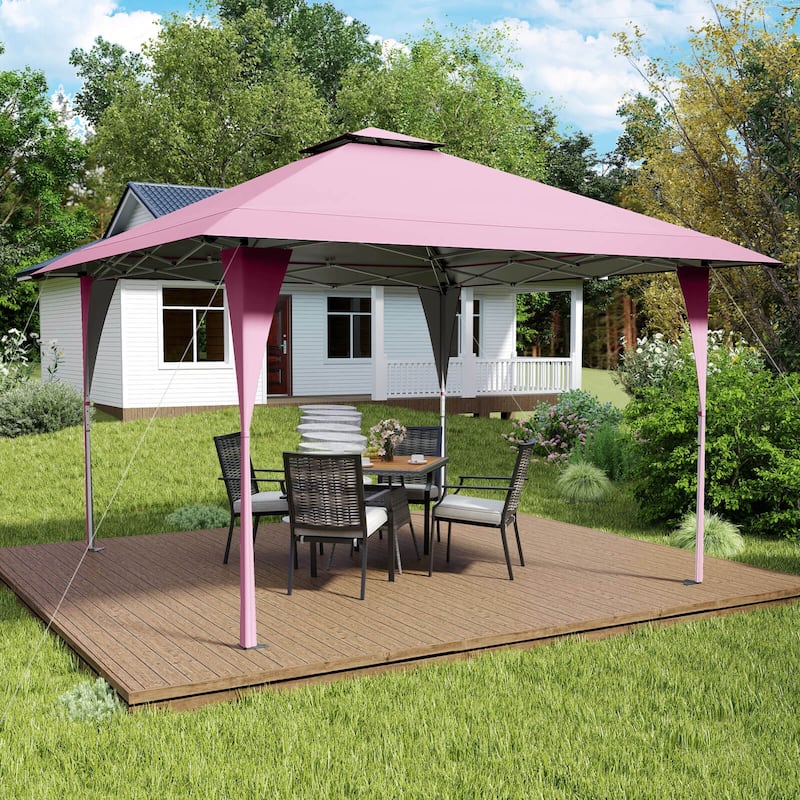 Costway 13 X 13 FT Pop up Gazebo Outdoor Canopy Tent with Portable - See Details